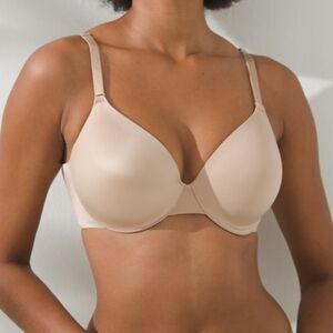 Soma (Size 38DD) Nude Vanishing Back Adjust Strap Full Coverage Underwire Bra